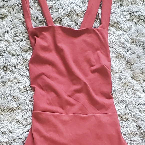 Lace up back midi dress - Picture 5 of 5